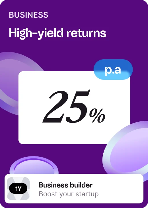 Business Account - High-yield returns