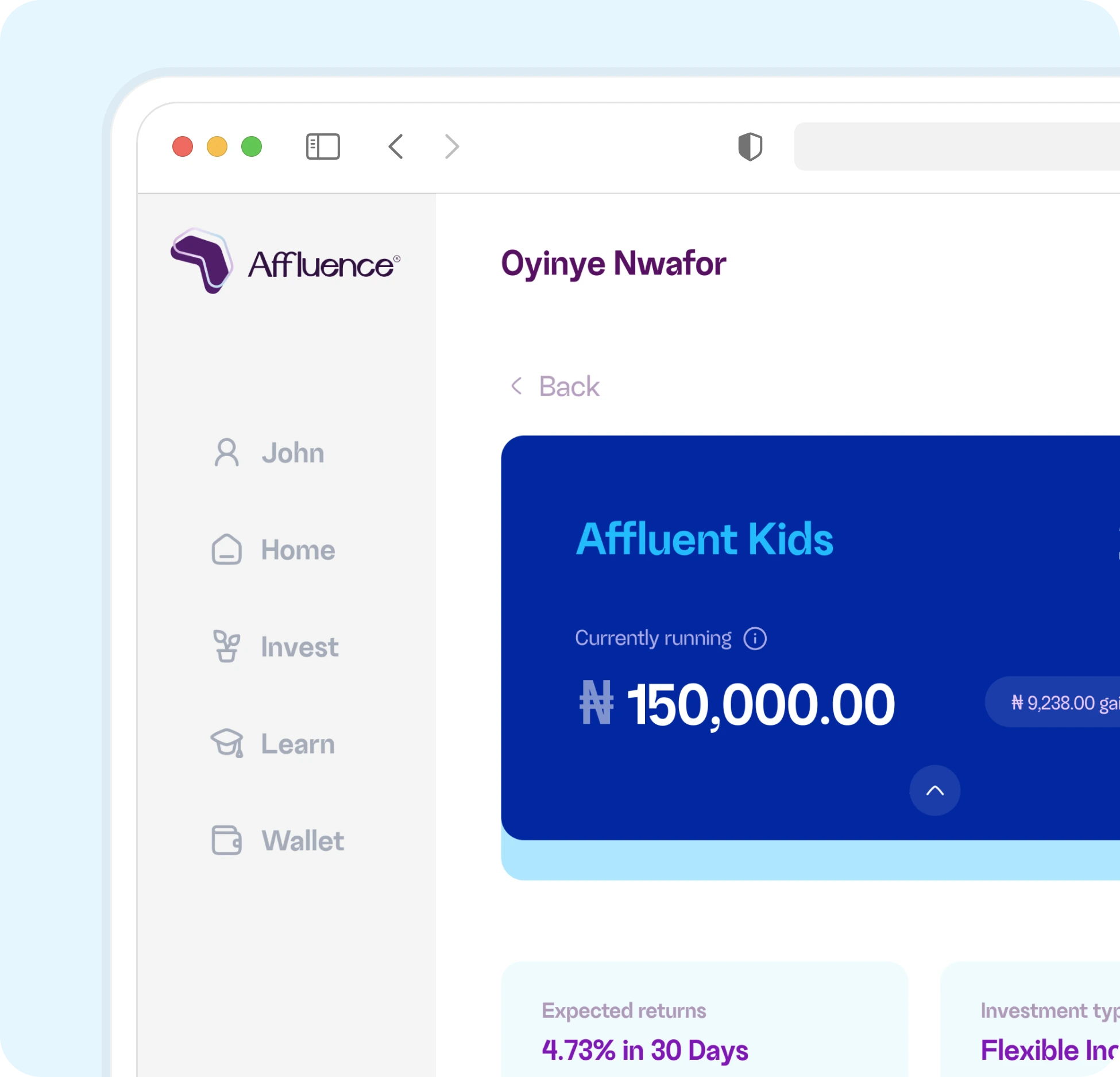 Clear view of progress